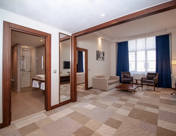 Люкс с одной большой кроватью - «Novotel Fit Krasnaya Polyana» / «Новотель Фит Красная Поляна» отель (бывш. «Novotel Congress»)