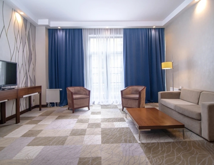 Люкс Супериор с одной большой кроватью - «Novotel Fit Krasnaya Polyana» / «Новотель Фит Красная Поляна» отель (бывш. «Novotel Congress»)