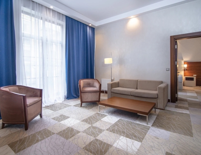 Люкс Супериор с одной большой кроватью - «Novotel Fit Krasnaya Polyana» / «Новотель Фит Красная Поляна» отель (бывш. «Novotel Congress»)