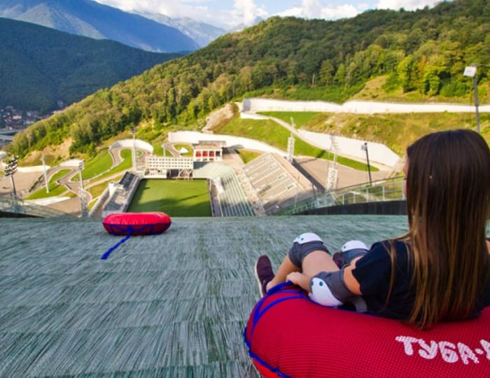 Летние развлечения на территории курорта Красная Поляна (ex. Горки Город) - «Novotel Fit Krasnaya Polyana» / «Новотель Фит Красная Поляна» отель (бывш. «Novotel Congress»)