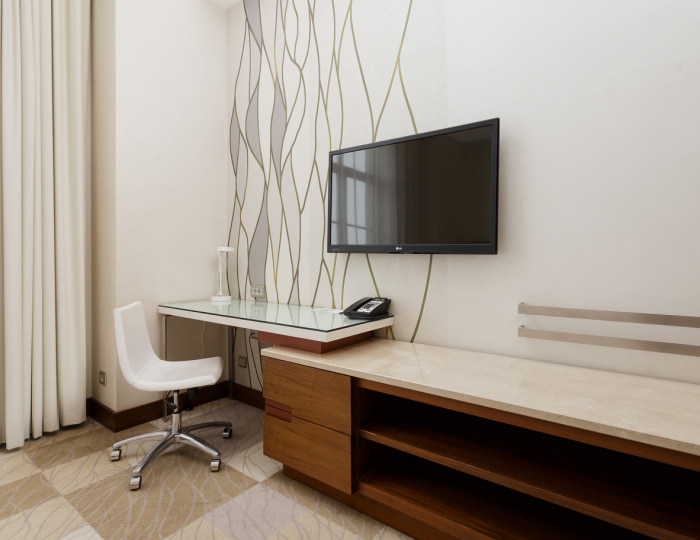 Супериор с одной большой кроватью и балконом - «Novotel Fit Krasnaya Polyana» / «Новотель Фит Красная Поляна» отель (бывш. «Novotel Congress»)